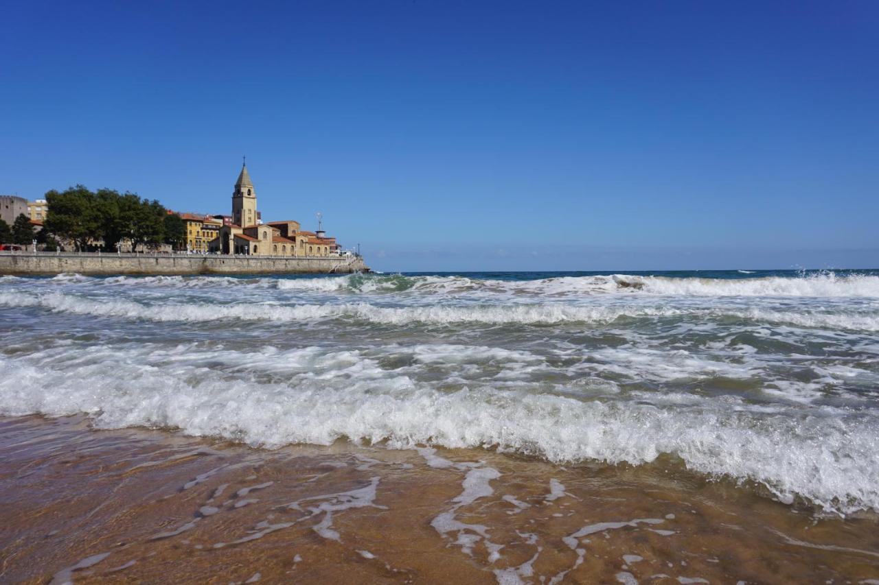 Apartamento Centrico Y Proximo A La Playa Apartman Gijón Kültér fotó